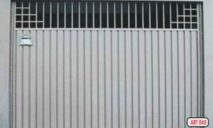 Portão de garagem em alumínio instalado pela PW em São Paulo